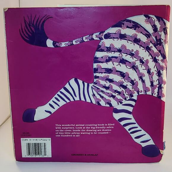 Vintage 80s Demi’s Count the Animals 1 2 3 Rare HTF Children’s Counting Book - Picture 4 of 16